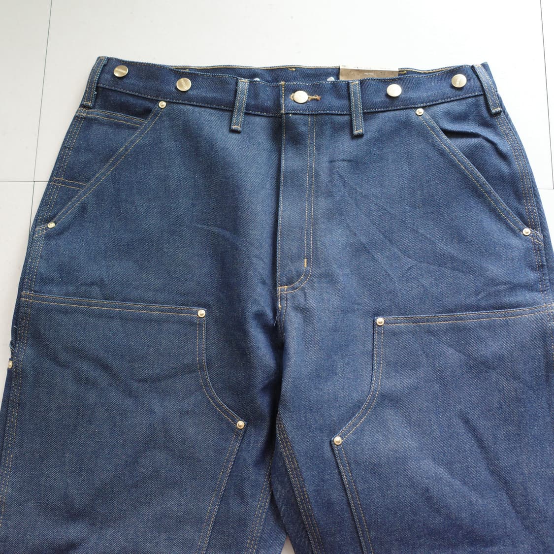 데드스탁 새상품 칼하트 B07 더블니 데님 워크팬츠 36x30 상품이미지2