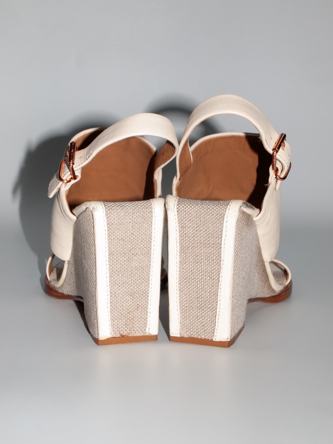 Canvas Wedge Heel Sandle 상품이미지4