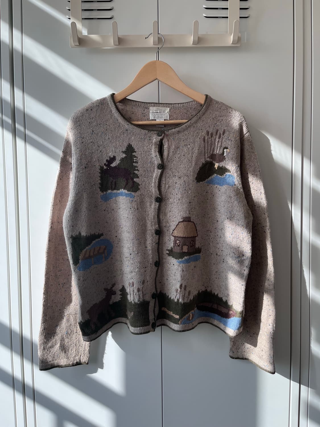 Christopher Banks 오트밀 풍경 니트 가디건  상품이미지2