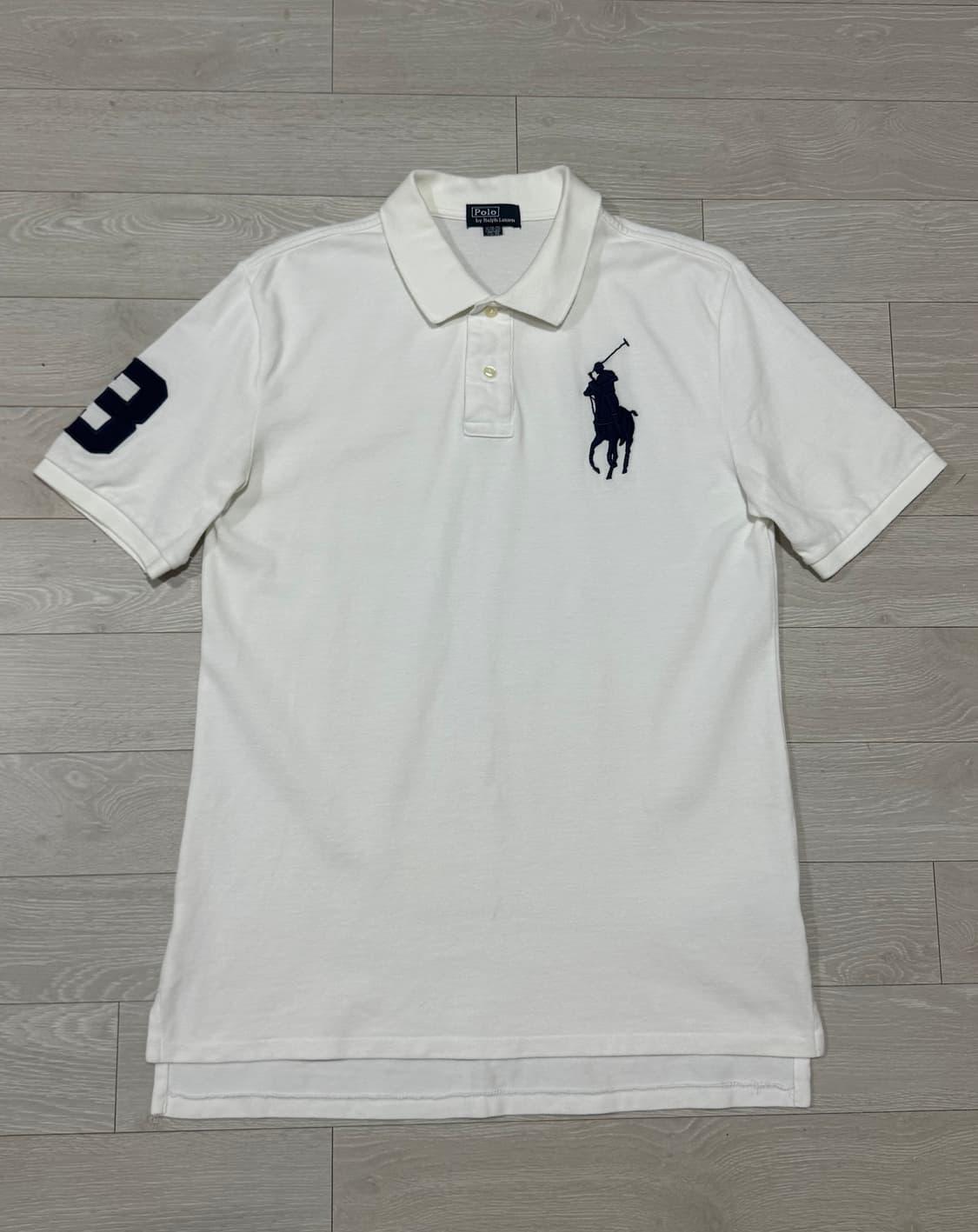 폴로 랄프로렌 빅포니 화이트 카라 반팔티 상품이미지1