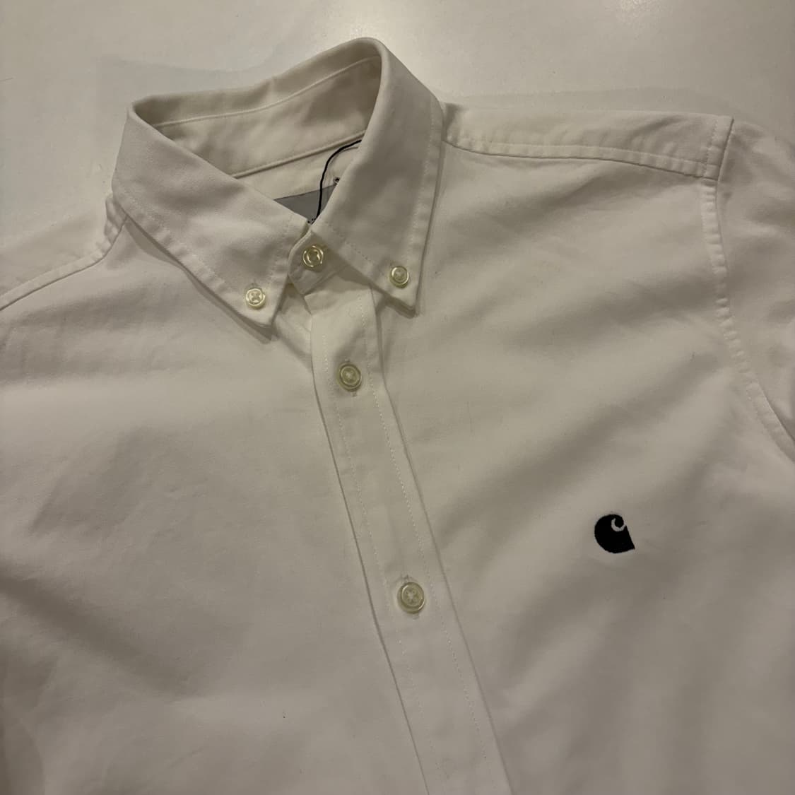 [XS] 칼하트 WIP 매디슨 화이트 셔츠 긴팔 D455 상품이미지3