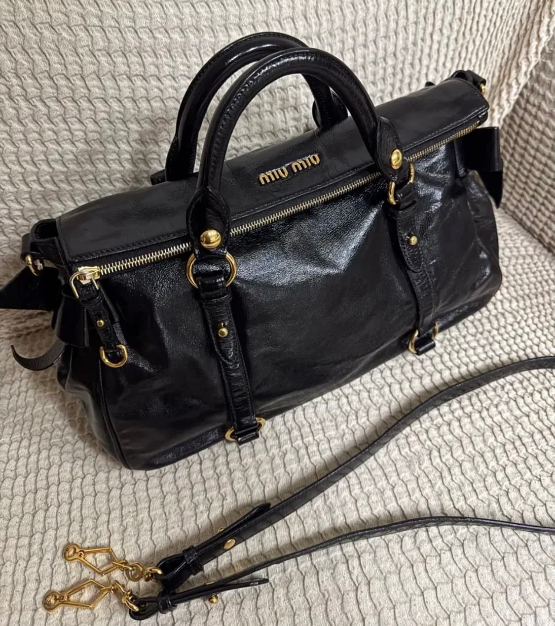 미우미우 리본 사첼백 상품이미지2