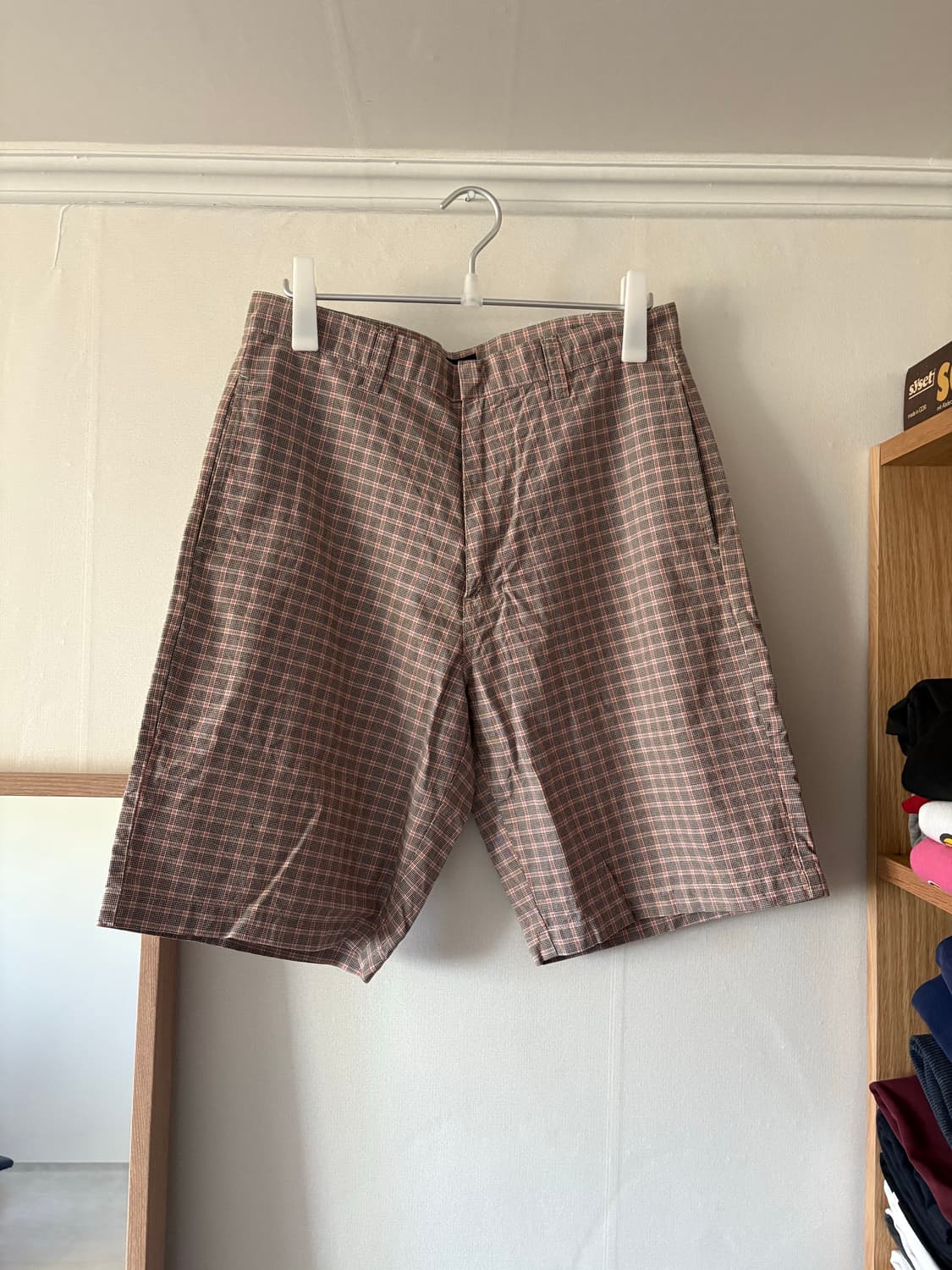 00s 스투시 체크 하프 팬츠 상품이미지1