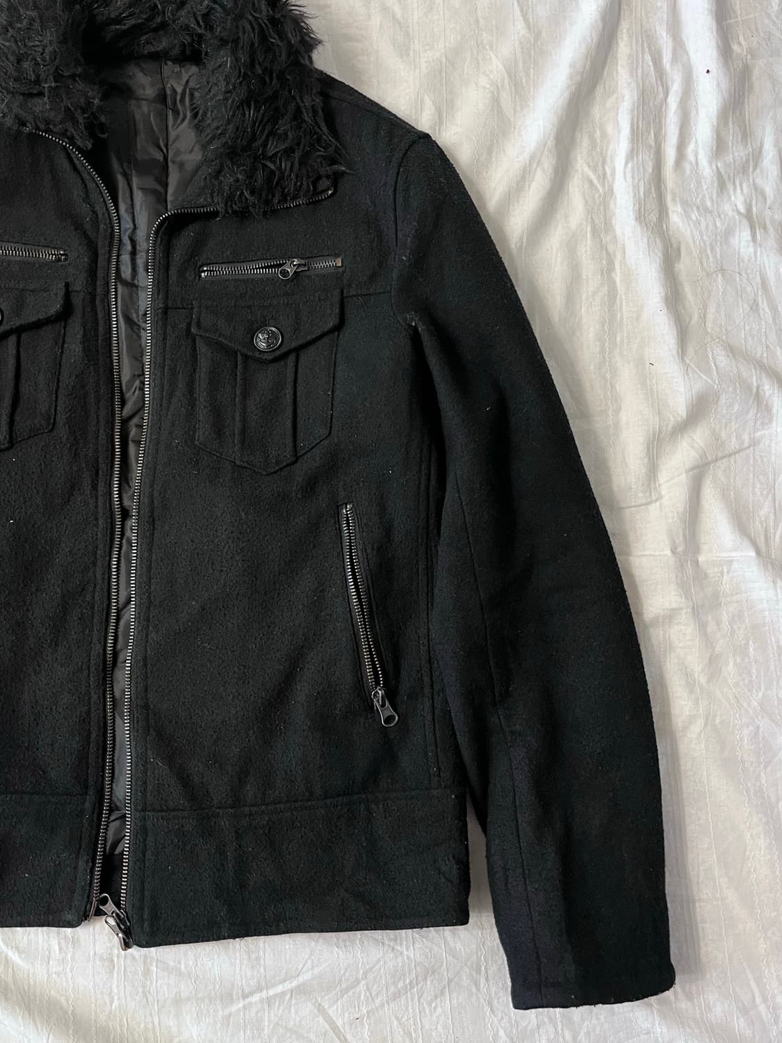 Vkei rock mood fur jacket 상품이미지3