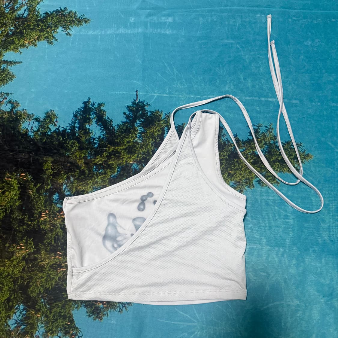 Ojos 오호스 오버랩 원숄더 탑 상품이미지1