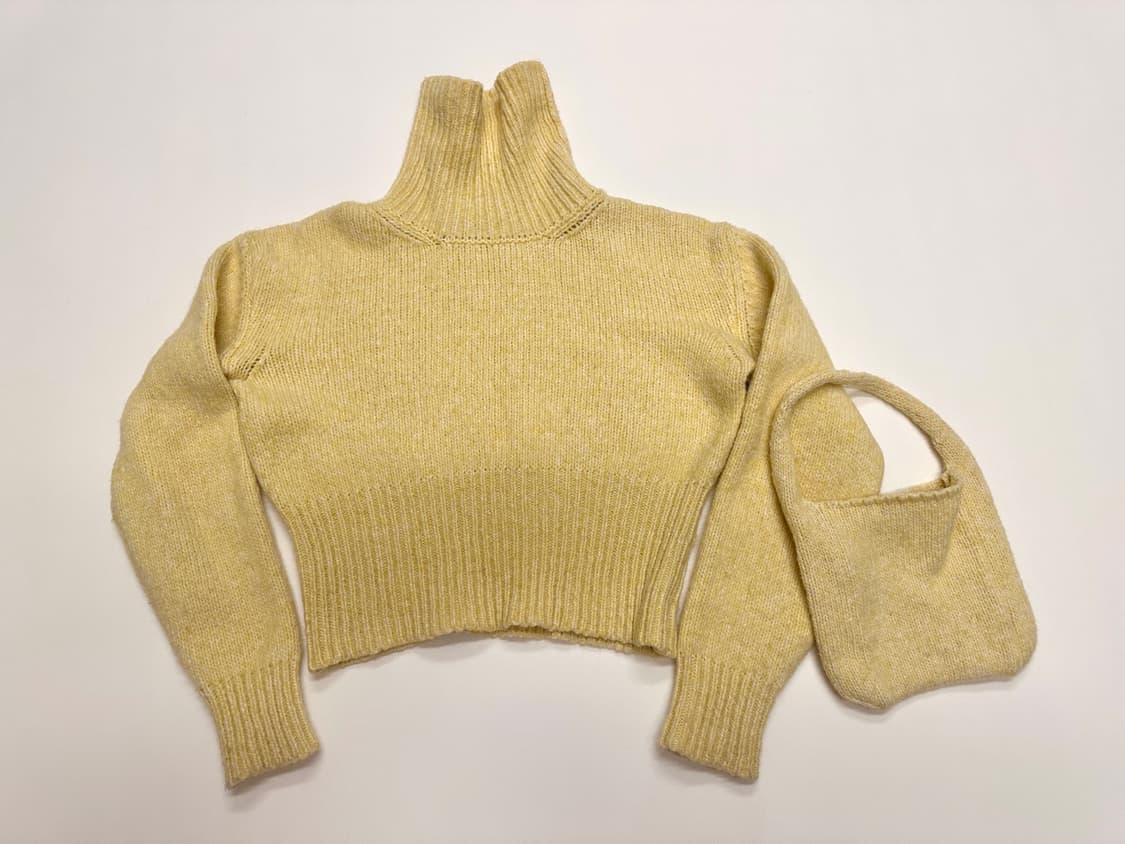 Paloma Wool 팔로마울 터틀넥 니트+니트가방 상품이미지1