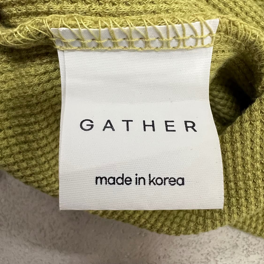 GATHER 후드티 올리브 그린 상품이미지5