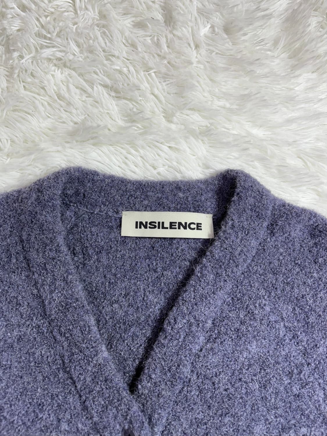 인사일런스 알파카울 크롭 가디건  상품이미지4