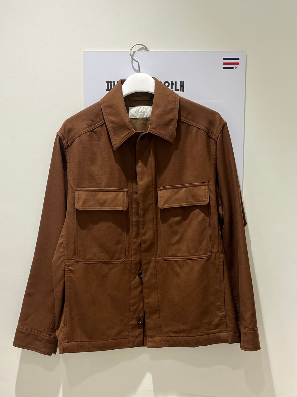 LEMAIRE 울 개버딘 자켓 상품이미지1