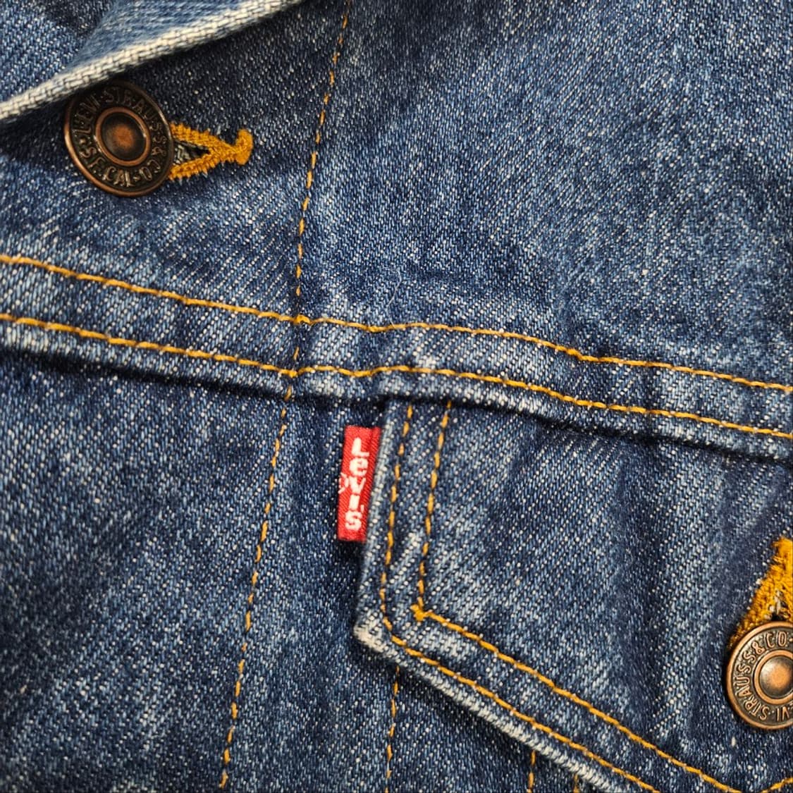 Made in USA 90s 리바이스 데님 자켓 38 상품이미지4
