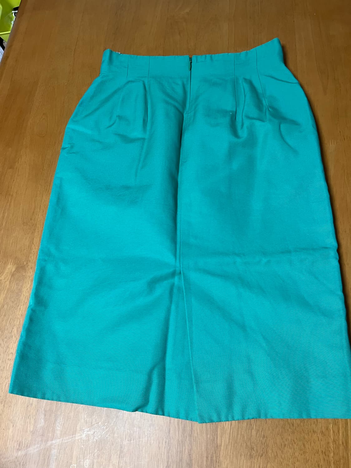 Christian Dior 크리스챤 디올 그린 H라인 하이웨이스트 스커트 상품이미지3