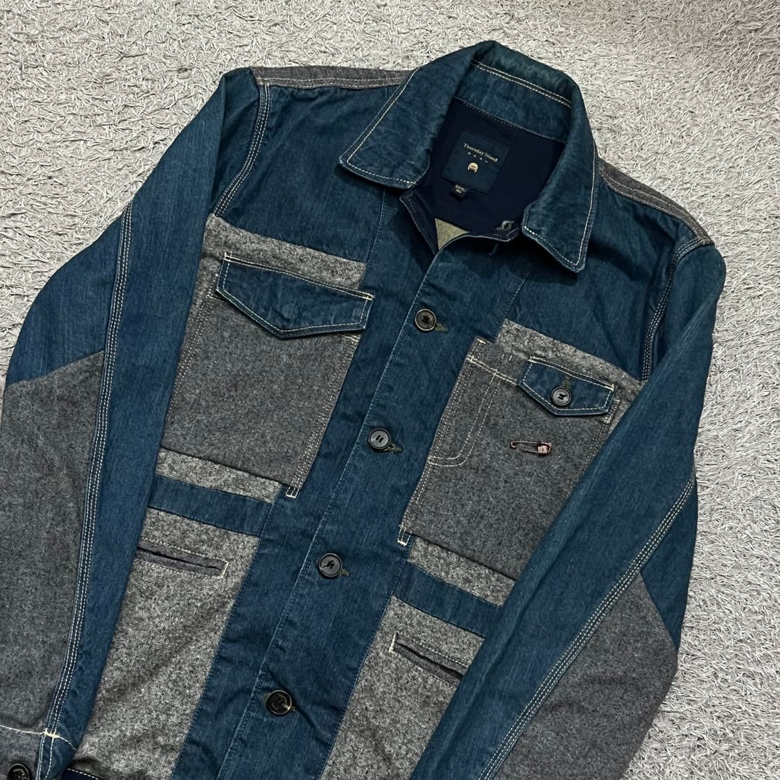 [100] 썰스데이 아일랜드 데님 자켓 상품이미지1