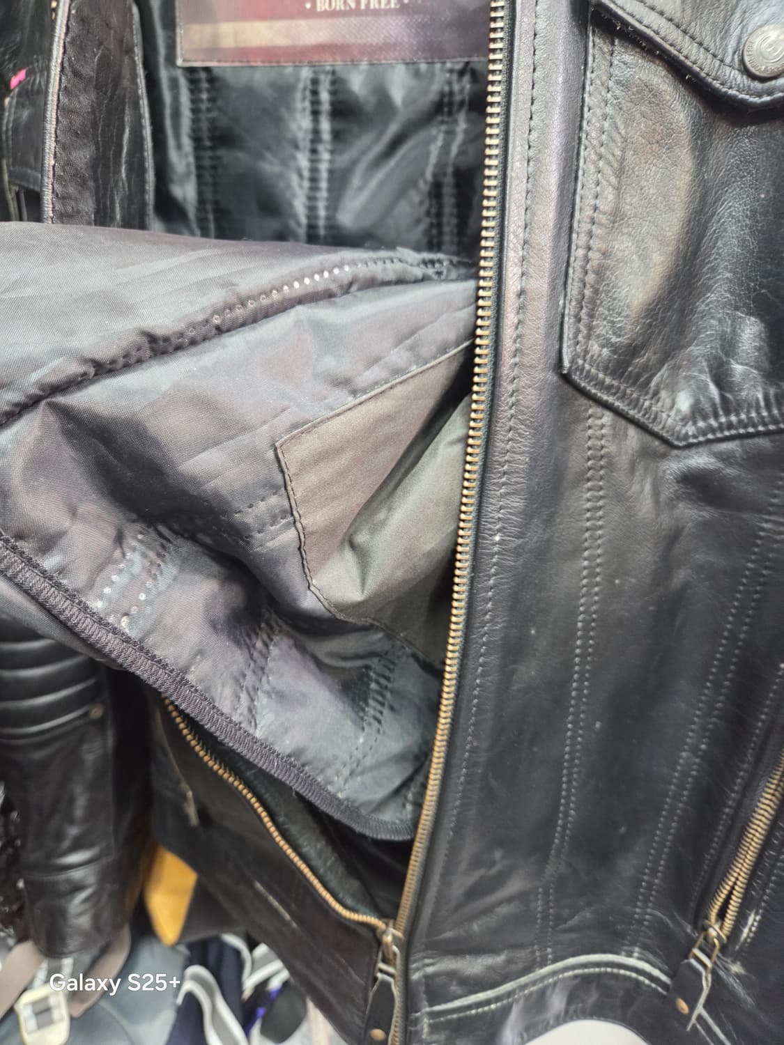 본프리   블랙   라이더  자켓 상품이미지5