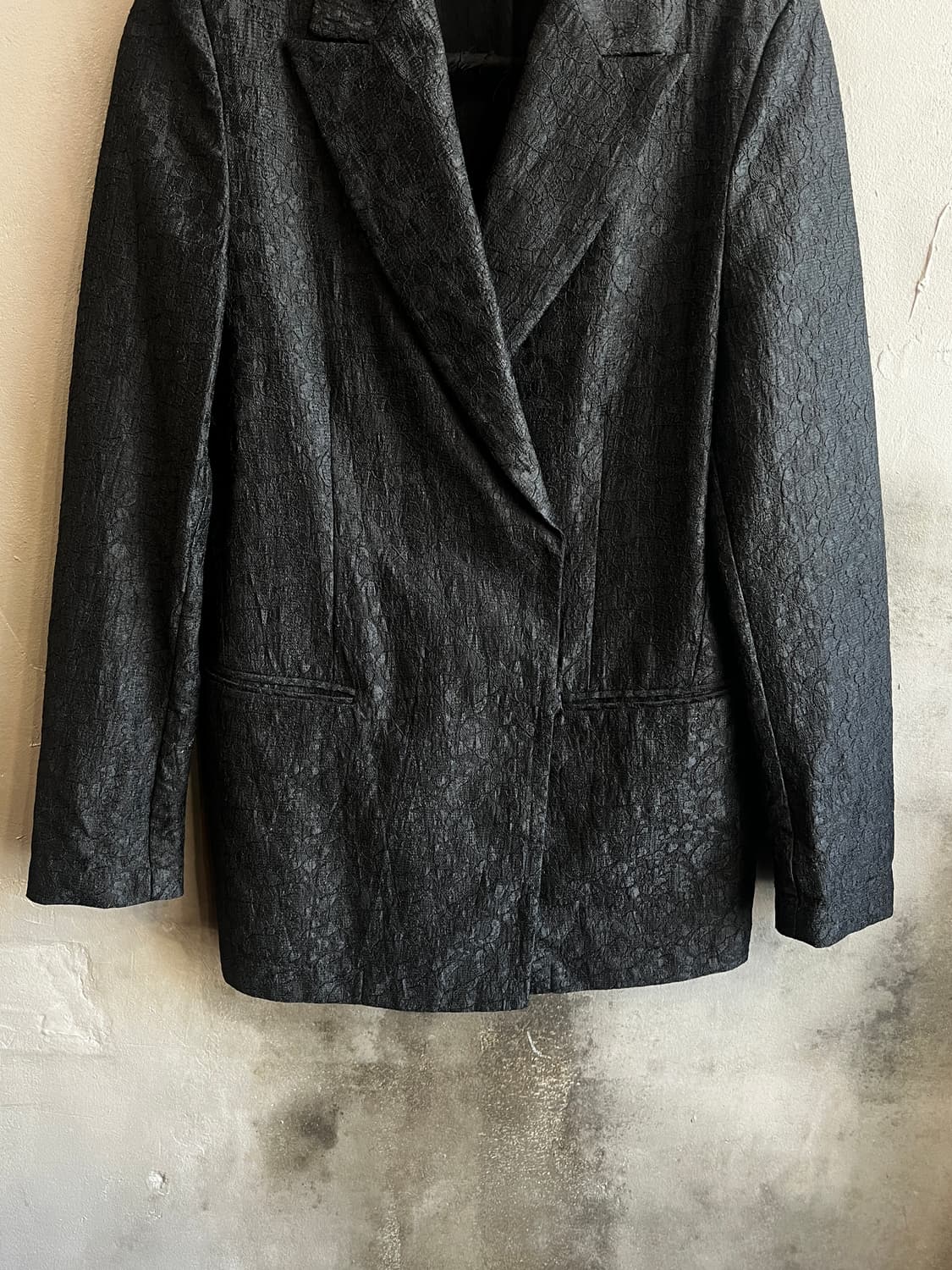 17aw MSGM 레이스 테일러드 자켓 상품이미지5