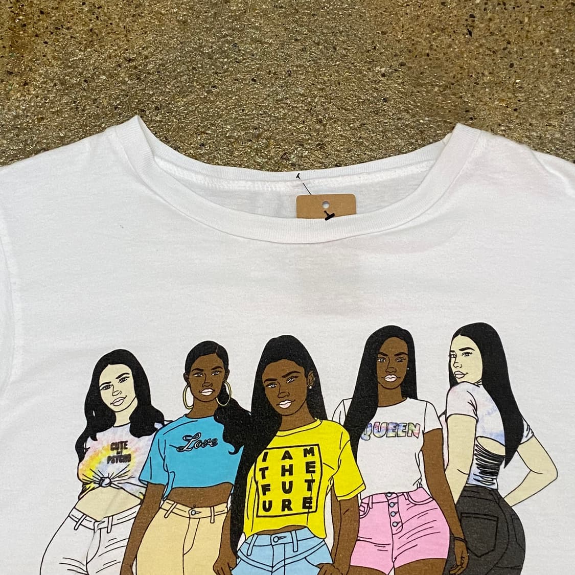 미국 빈티지 ‘퀸’ 투웨이 여름 포인트 반팔티 상품이미지3