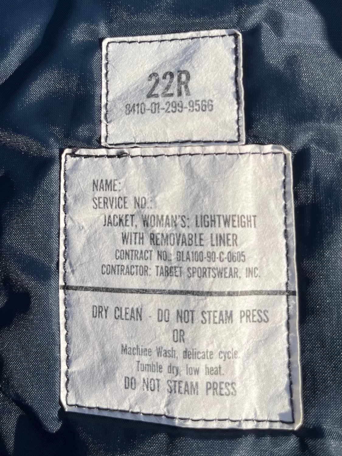 90s USAF lightweight jacket (22R) 상품이미지9