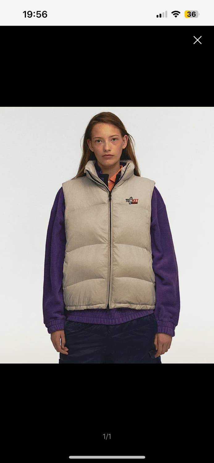 테켓 조끼패딩 상품이미지2