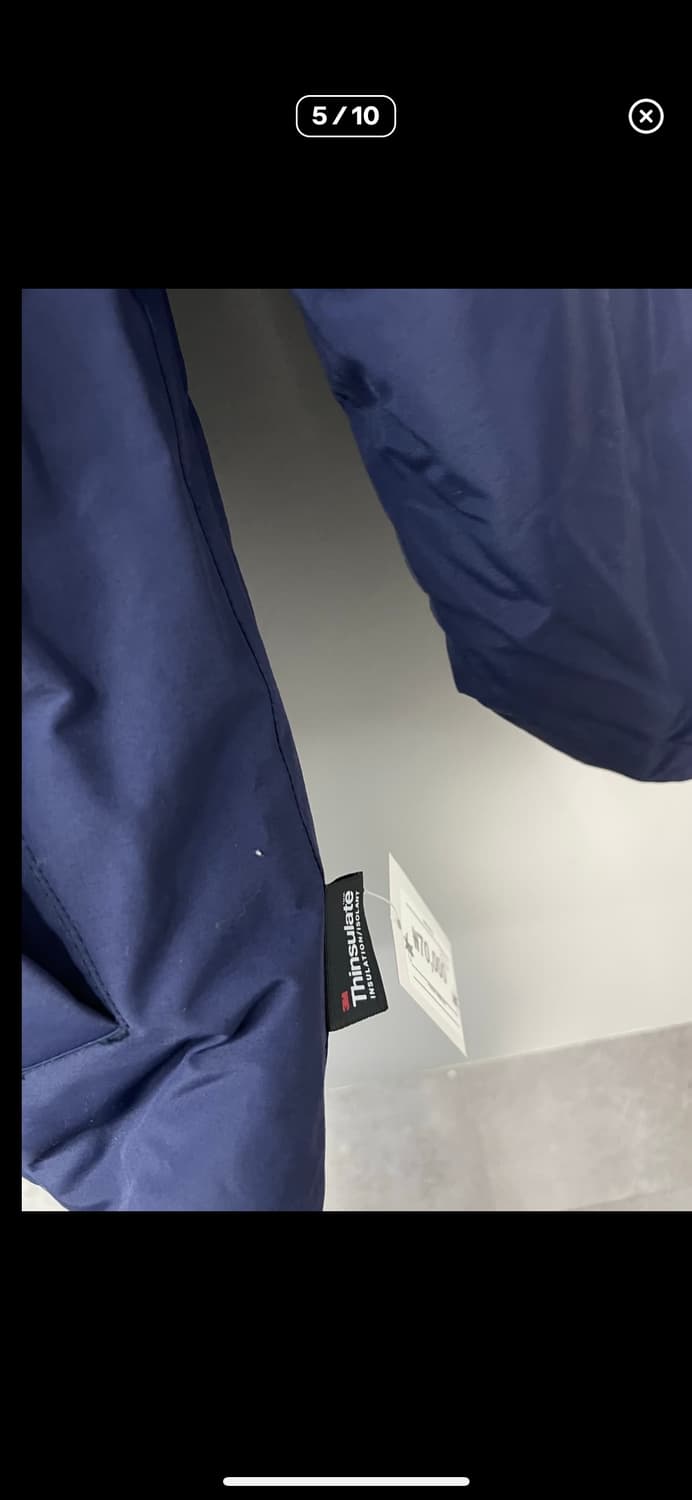 LMC 리버시블 오렌지 네이비 후드다운 패딩 A2994 상품이미지4