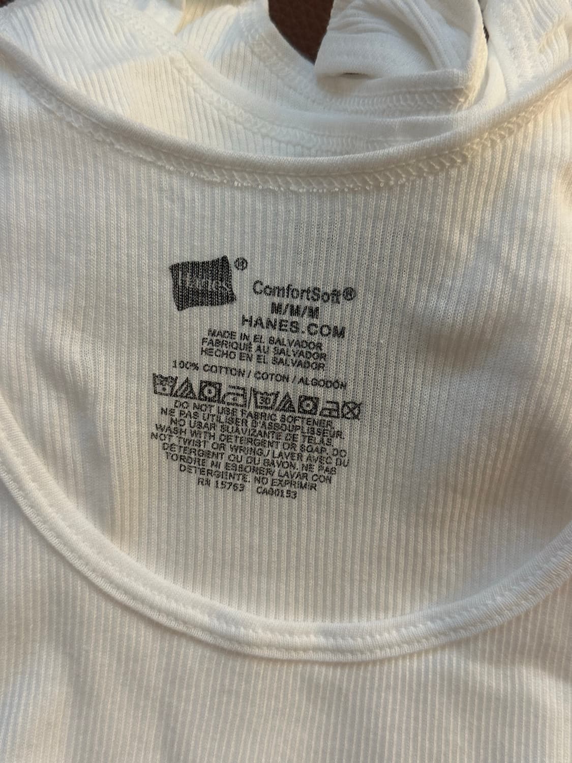 헤인즈 남성 나시 6팩 M 새상품 상품이미지3