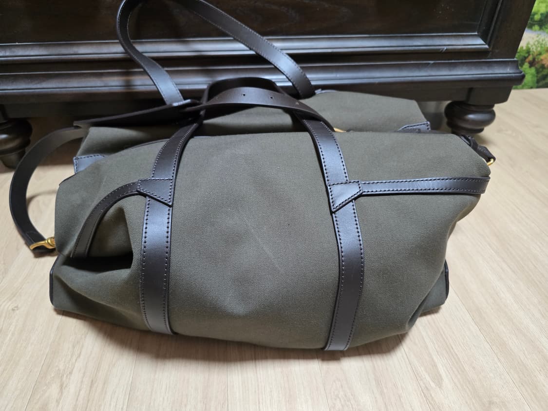 미즈모(Mismo)의 가죽,캔버스 토트백입니다. 상품이미지3