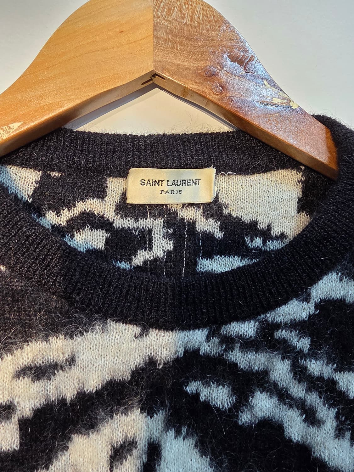 생로랑 14FW 지브라 니트 상품이미지2