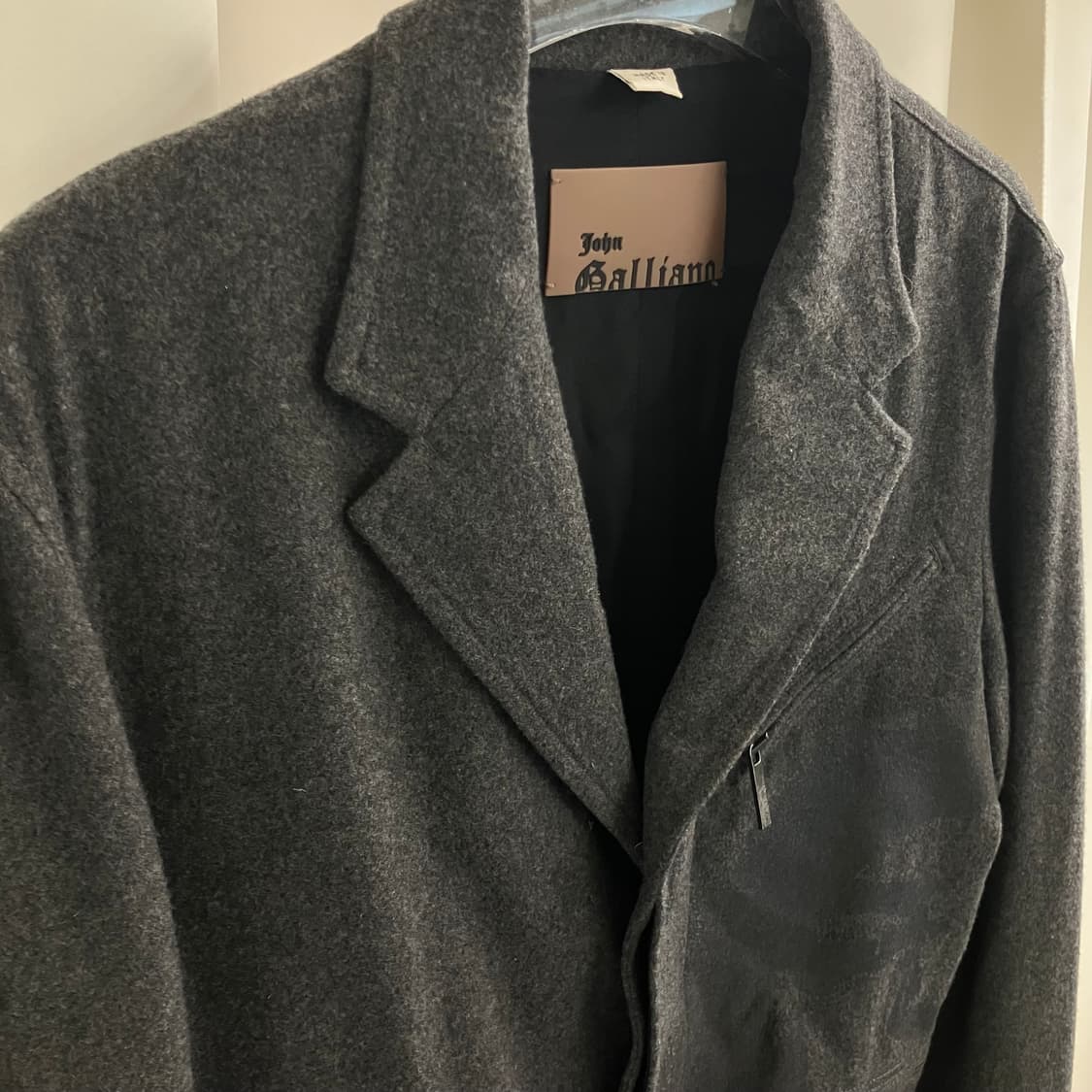 존 갈리아노 그레이 울 블레이저 자켓 46 상품이미지4
