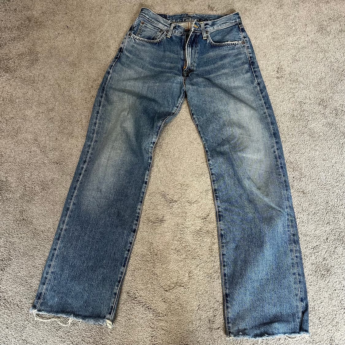 에드윈505 505X 셀비지 와이드핏 데님 팬츠(29) 상품이미지3