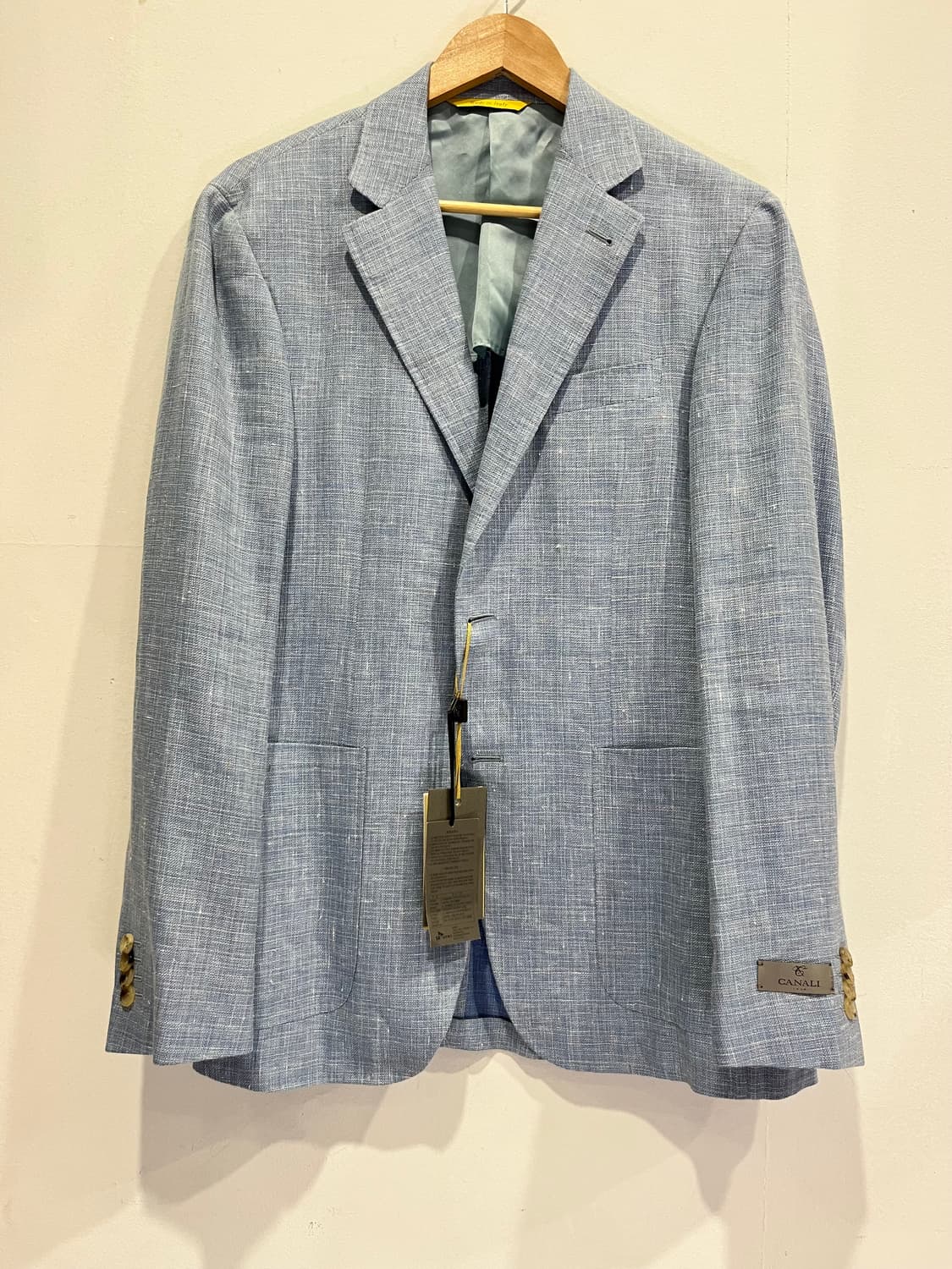 CANALI 남성 리넨 자켓 50R 블루 새제품 현대백화점 상품이미지1