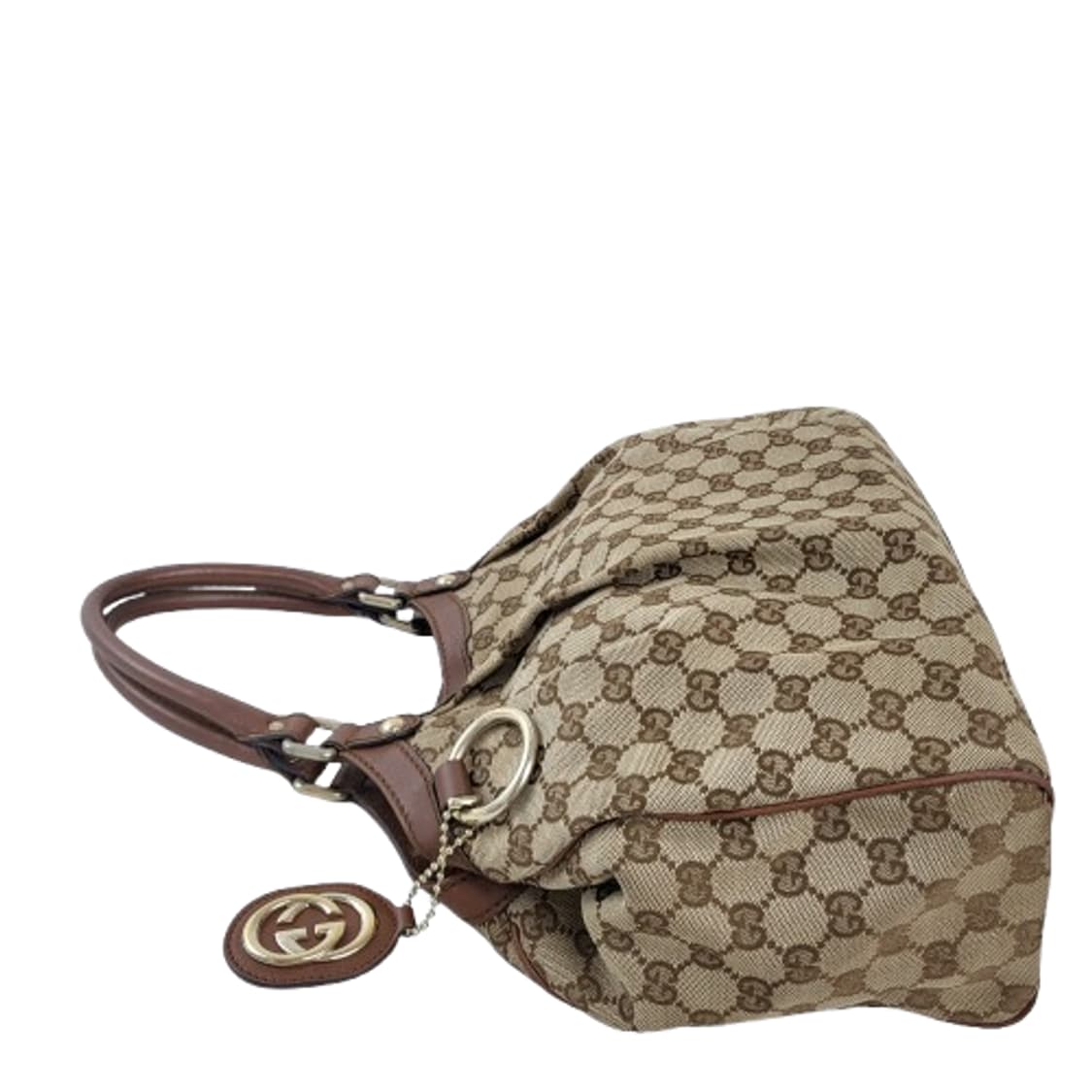 정품 구찌 수키백 미듐 브라운 상품이미지5