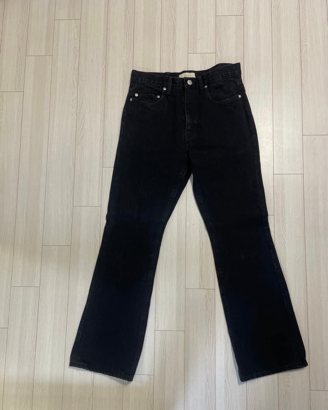 지에다 플레어 데님팬츠 상품이미지2