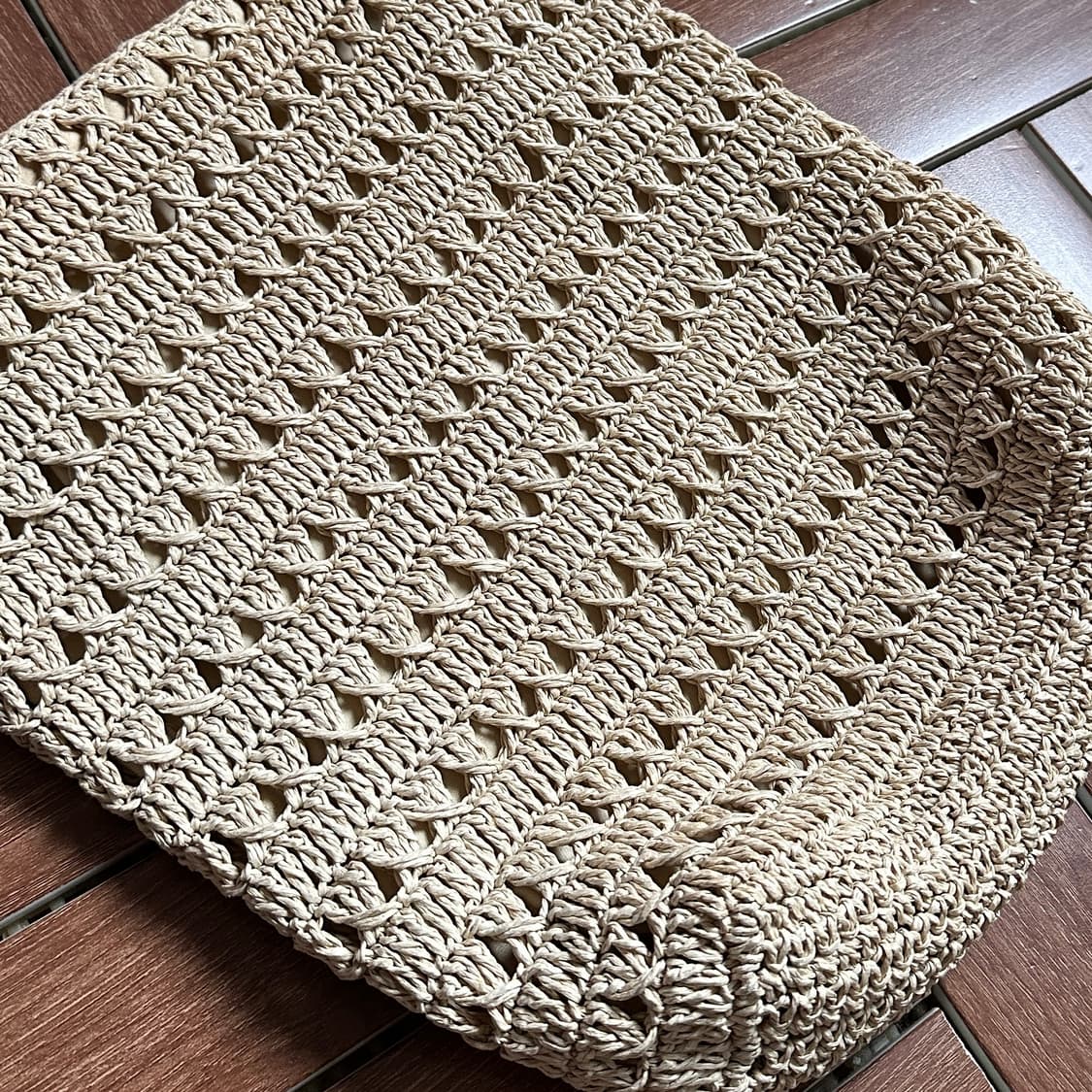 Talbots crochet shoulder tote bag 상품이미지4