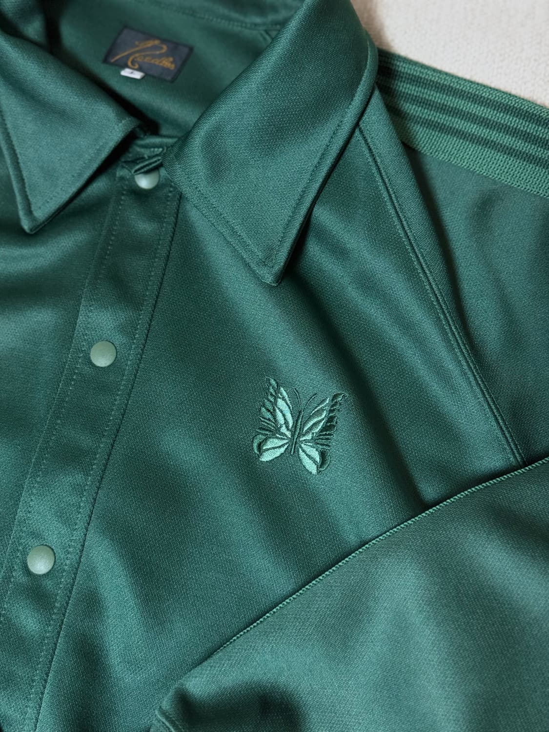 니들스 X 스튜디오스 폴리스무스 트랙 스냅 자켓 (실착 3회) 상품이미지3