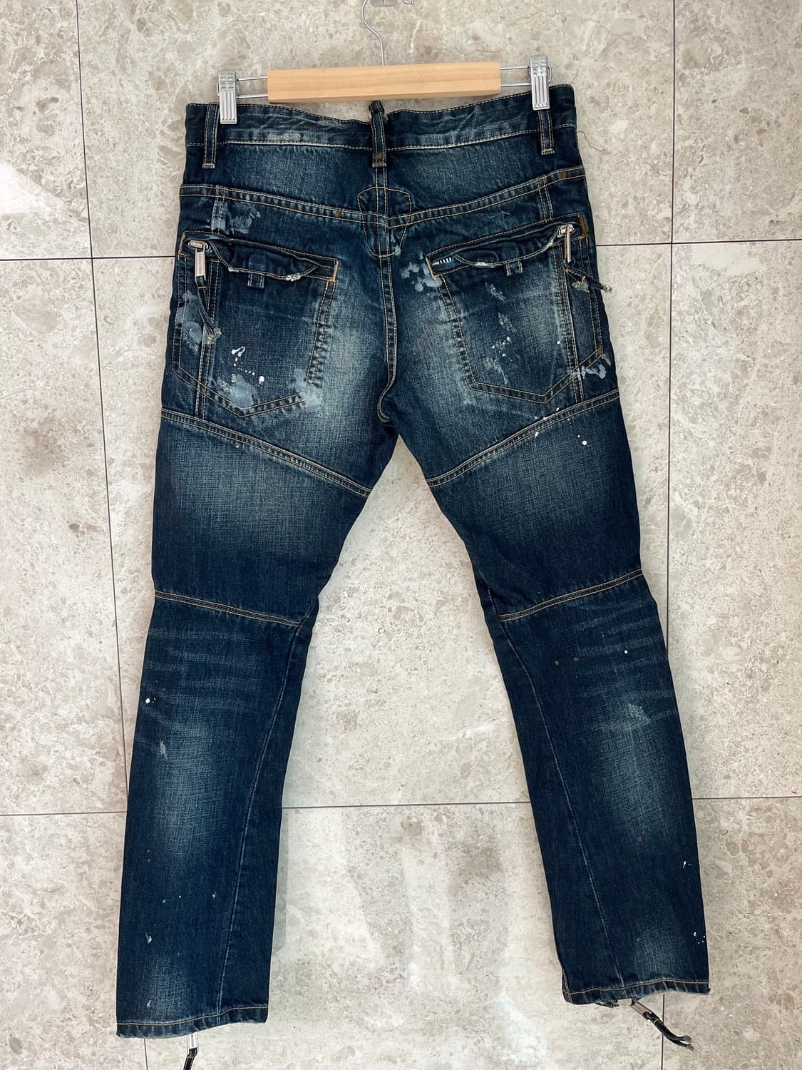 디스퀘어드2 남성 데미지 청바지 46 상품이미지4