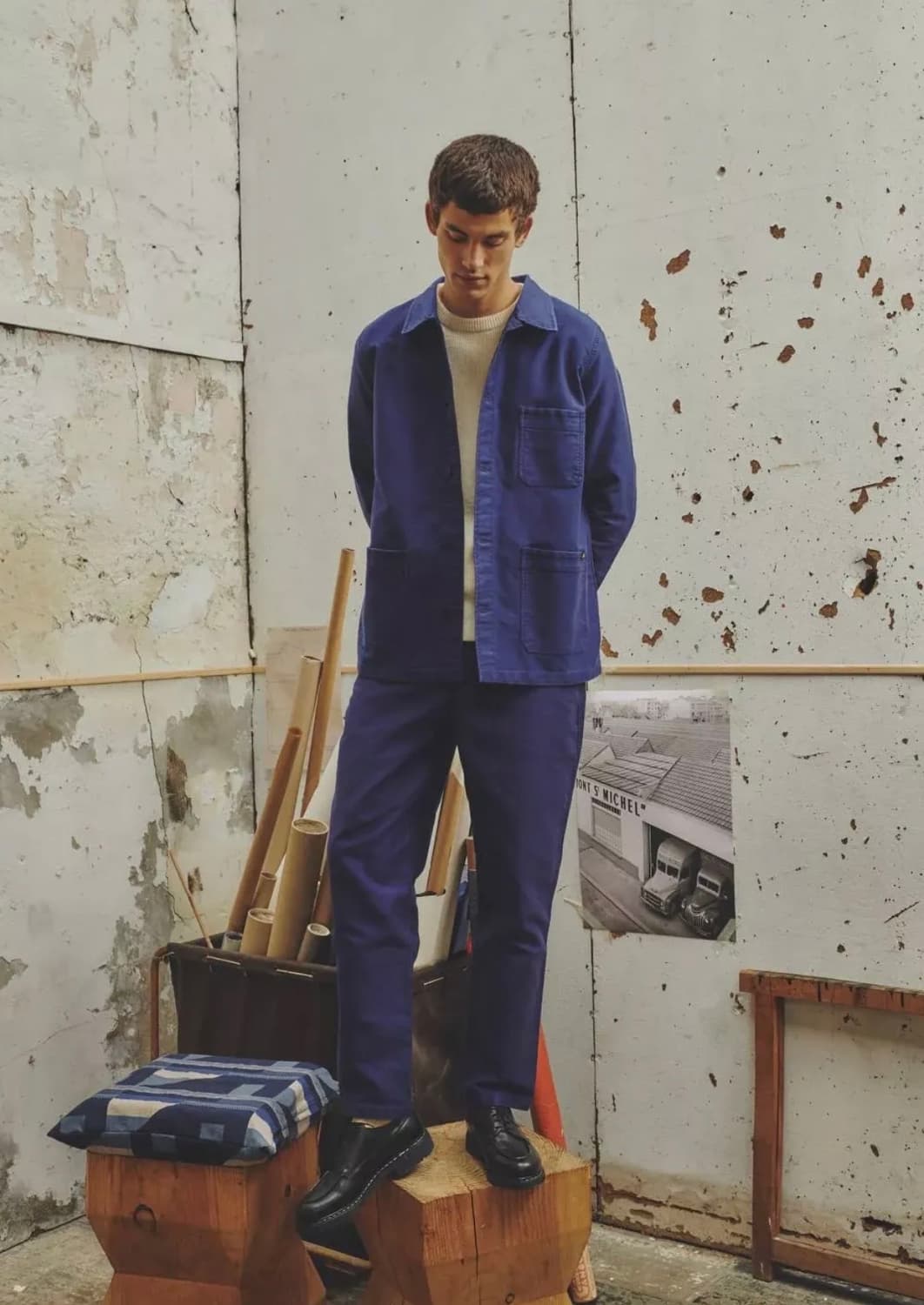 르몽생미셸 몰스킨 프렌치 워크자켓 상품이미지2