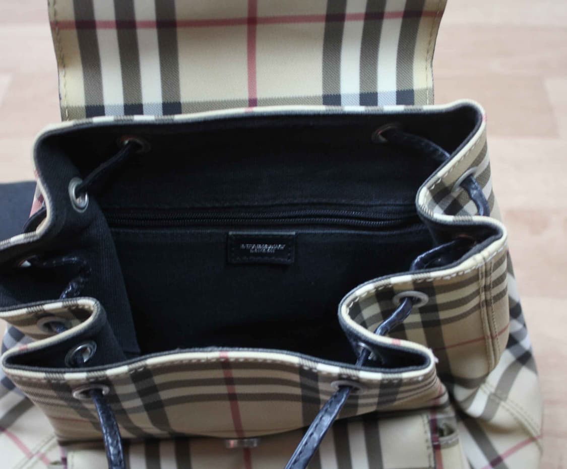 B-10542/버버리 정품 여성용 노바체크 백팩 상품이미지4