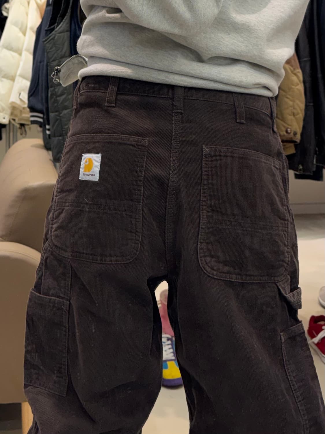 칼하트 wip 코듀로이 싱글니 카펜터 팬츠 상품이미지7