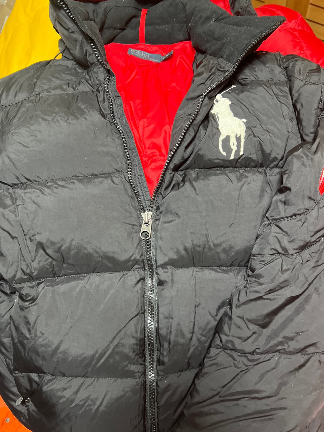 폴로랄프로렌 빅포니 패딩 블랙  L 상품이미지8