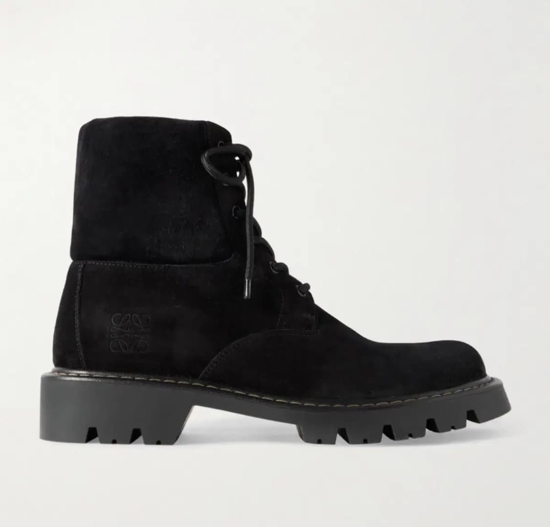 [41] 로에베 시에라 스웨이드 부츠 thibo착용 상품이미지1