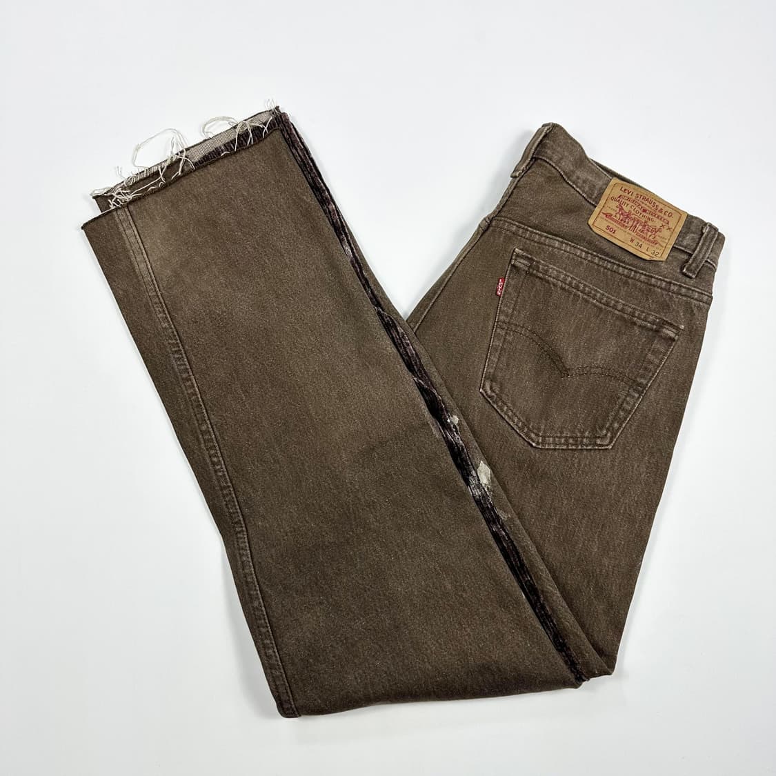 리바이스 501 USA 리메이크 페인팅 데님 팬츠 (34인치) 상품이미지2