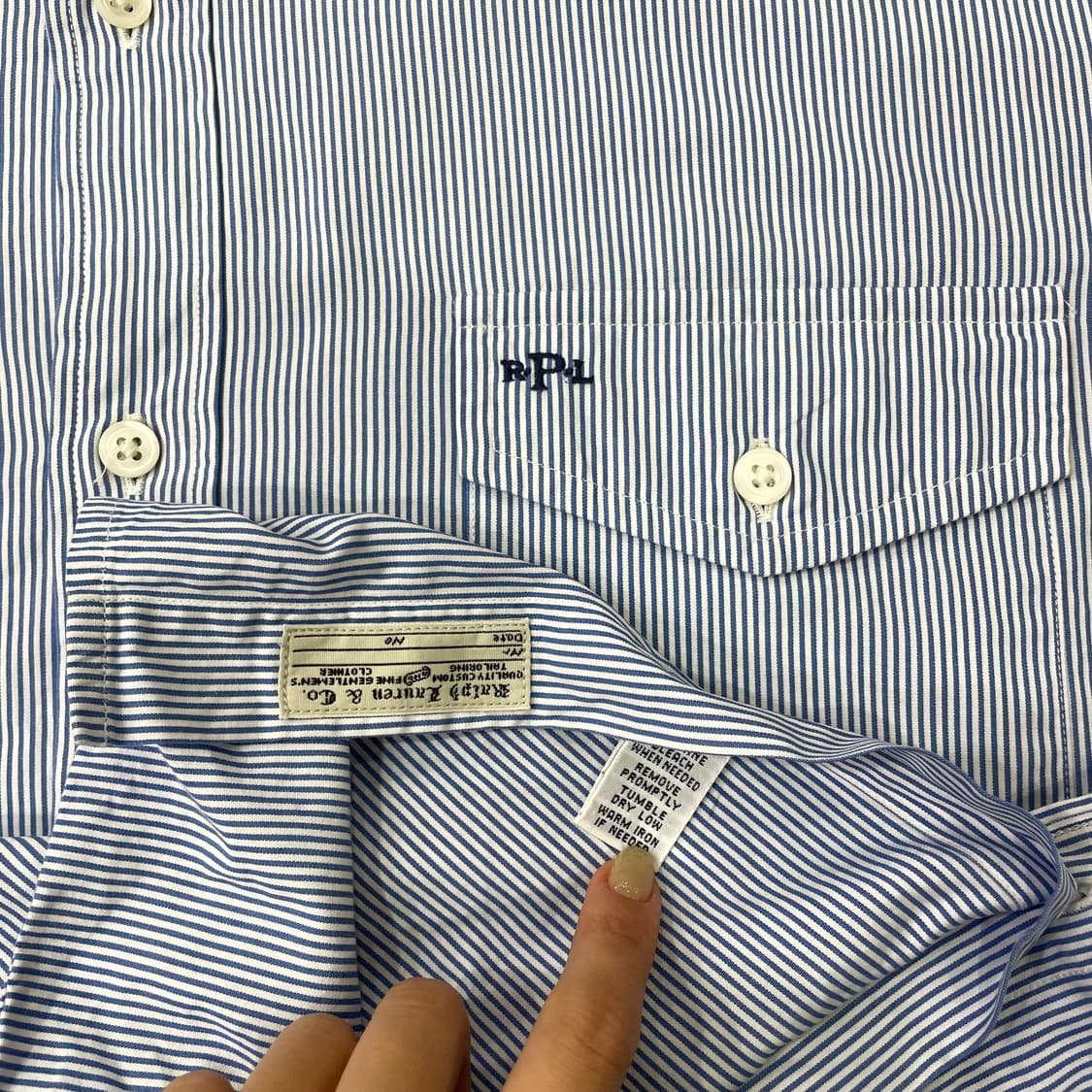 (L) POLO 폴로 랄프로렌 스트라이프 셔츠  상품이미지10