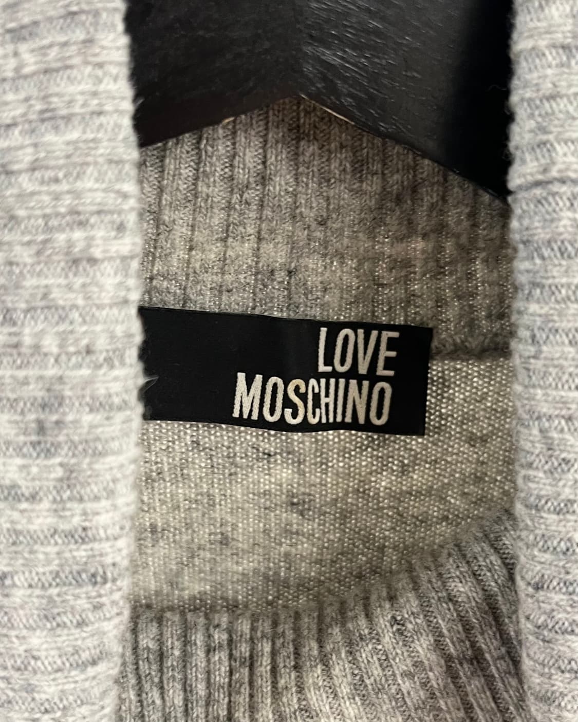 모스키노 그레이 블랜드 레드 하트 스웨터 상품이미지7