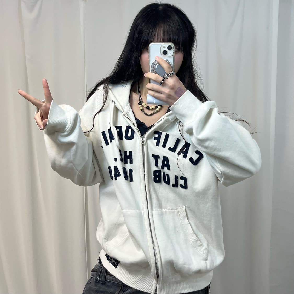 Who.A.U White 2way Hood Zip-up 상품이미지2