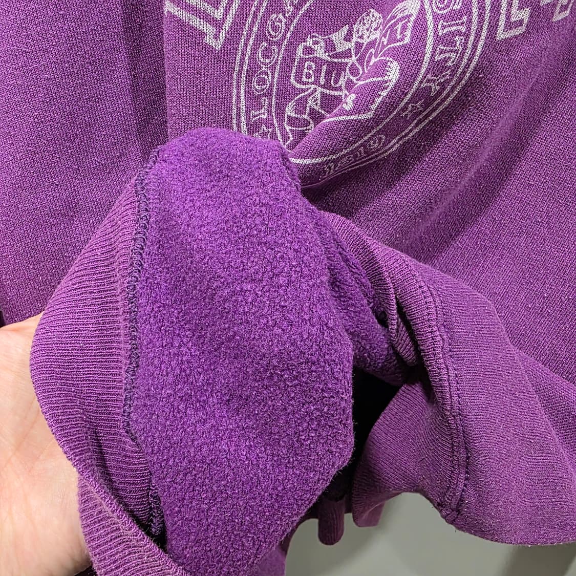헤인즈(Hanes) 빈티지 그래픽 퍼플 맨투맨 상품이미지5