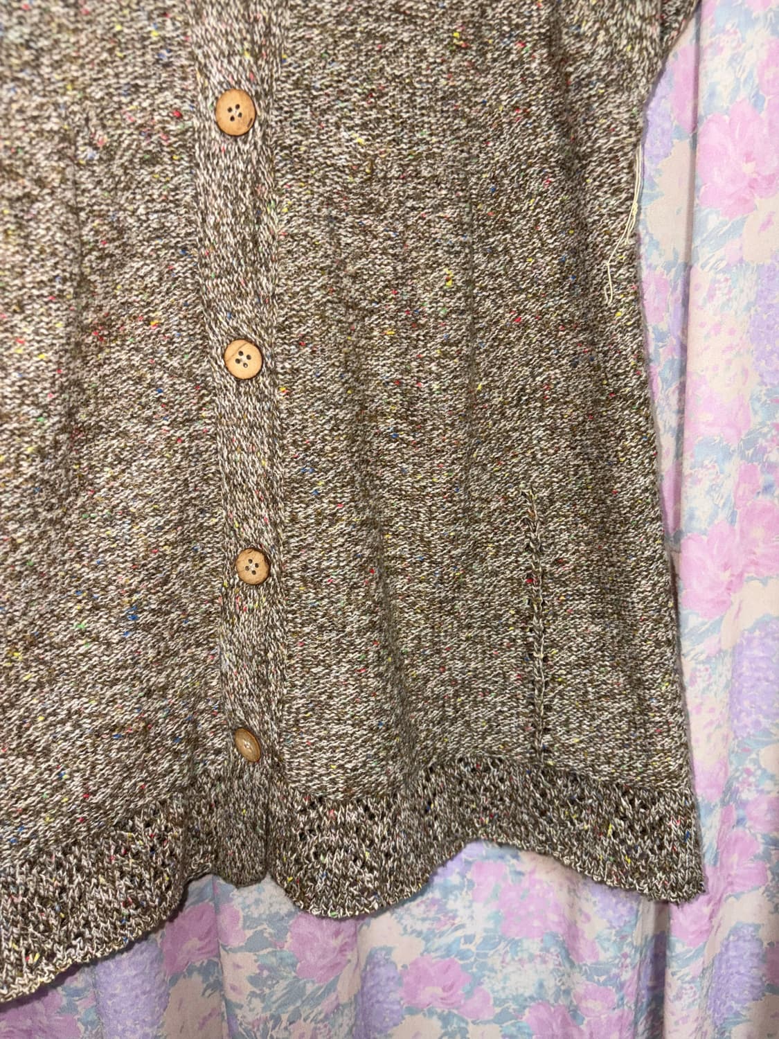 베이지 보카시 반소매 니트  상품이미지8