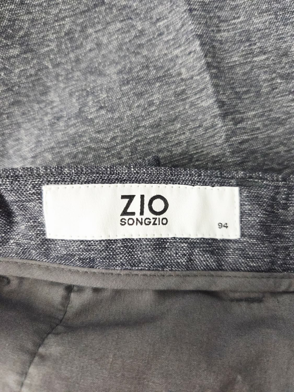 ZIO SONGZIO 지오송지오 허리 밴딩 멜란지 슬랙스 팬츠 상품이미지6