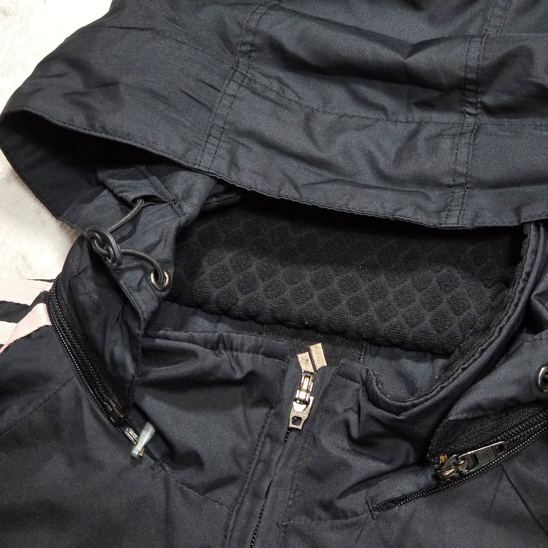 아디다스 삼선 블랙 바람막이 자켓 상품이미지3