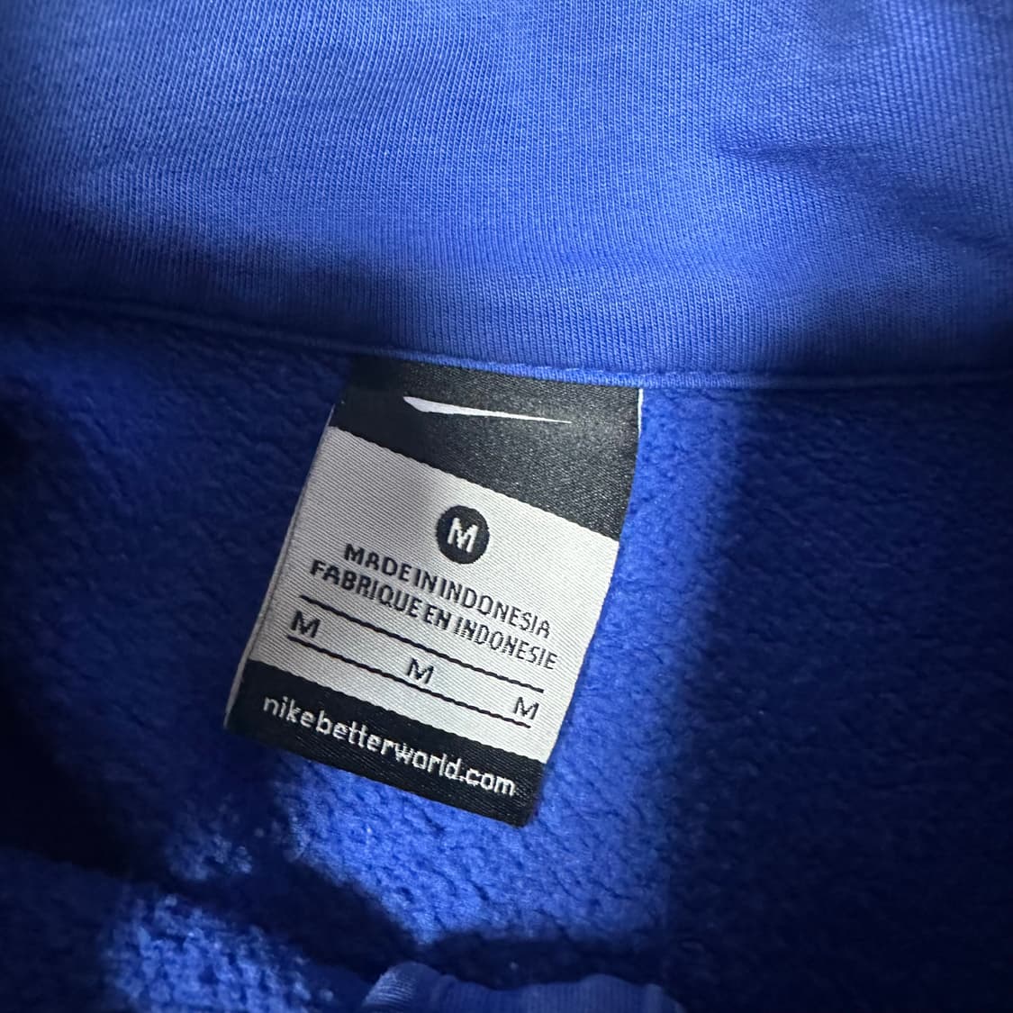 ✨ (바배) 나이키 블루 반집업 맨투맨 상품이미지3