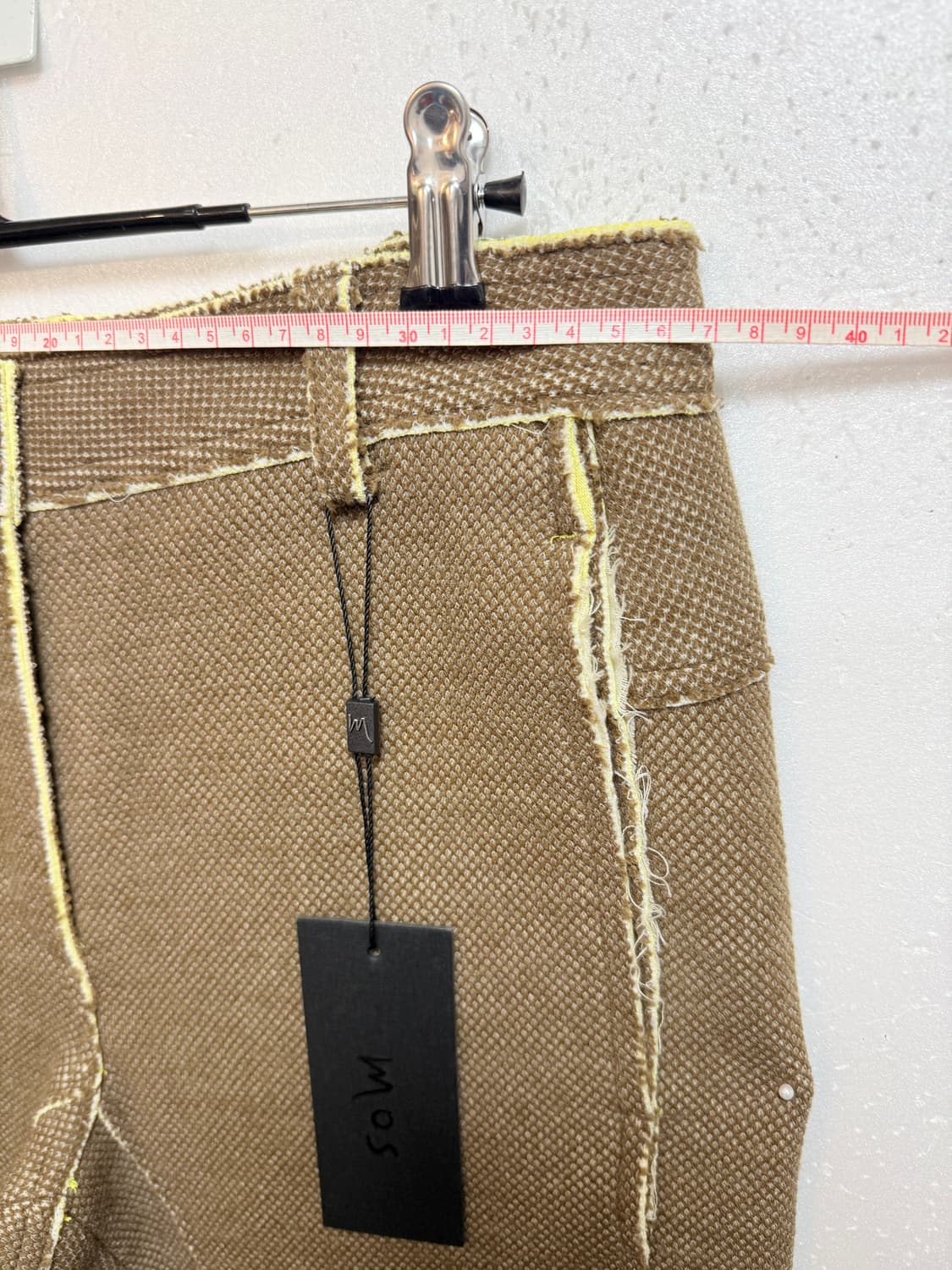 (새상품)MOS EDITION 모스에디션 텍스처 슬림 팬츠 55 / 브라 상품이미지7