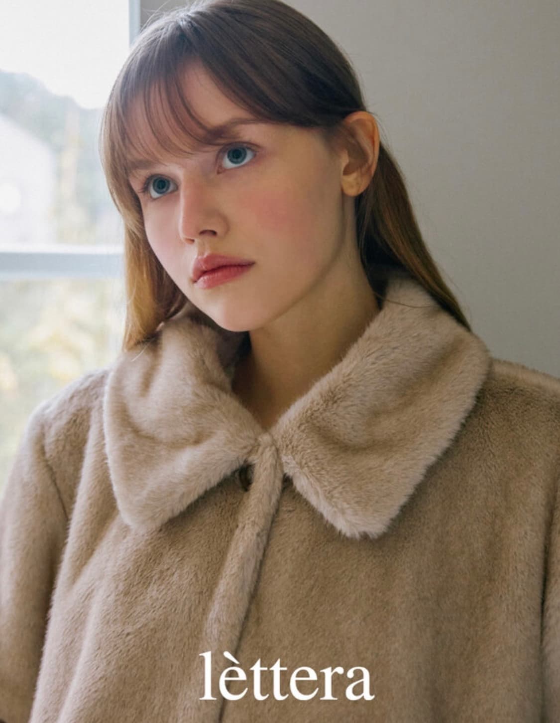 (택채새상품)레테라 lettera 페이크 퍼자켓 롱퍼 코트 상품이미지6