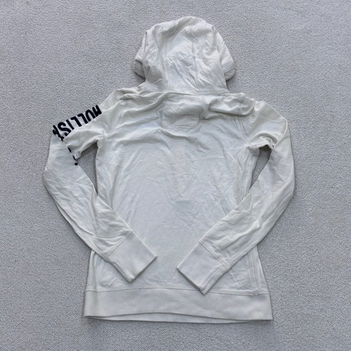 실측확인 홀리스터 버튼 후드 티셔츠 0403E 상품이미지2